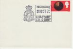 1970-10-31 210 G R Squadron Limavady Postmark (71530)