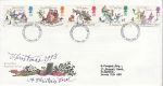 1993-11-09 Christmas Stamps Romford FDC (71577)