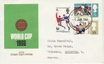 1966-06-01 World Cup Football London FDC (71635)
