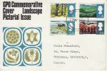 1966-05-02 Landscapes Stamps LEWES FDI FDC (71636)