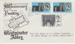 1966-02-28 Westminster Abbey 900th Slogan SW7 FDC (71638)
