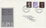 1967-06-05 Definitive Stamps Windsor FDC (71665)