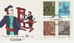 1976-09-29 Caxton Printing Stamps Rare Stan D Firth FDC (71913)