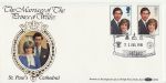 1981-07-22 Royal Wedding Stamps St Pauls FDC (72807)