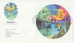 2001-03-13 Weather Stamps M/S Bureau FDC (72856)