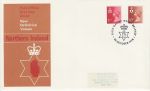1976-10-20 N Ireland Definitive Stamps Belfast FDC (72235)