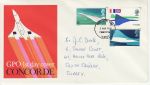 1969-03-03 Concorde Stamps Croydon FDC (72314)