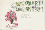 1967-04-24 Wild Flowers Stamps Tunbridge Wells FDC (72322)