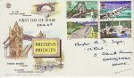 1968-04-29 Bridges Stamps Basingstoke cds FDC (72788)