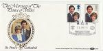 1981-07-22 Royal Wedding Stamps St Pauls FDC (72805)