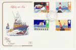 1985-06-18 Safety at Sea Stamps Eastbourne FDC (72811)