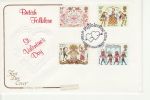 1981-02-06 Folklore Stamps Lover Salisbury FDC (72815)
