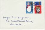 1966-12-01 Christmas Stamps Camberley cds FDC (72918)