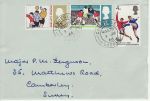 1966-06-01 Football Stamps Camberley cds FDC (72925)