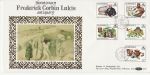 1988-07-12 Guernsey F C Lukis Stamps Silk FDC (72944)
