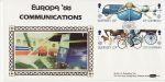 1988-05-10 Guernsey Europa Transport Stamps Silk FDC (72946)