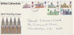 1969-05-28 British Cathedrals Stamps Caambridge FDC (73235)