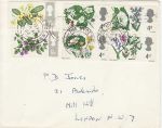 1967-04-24 British Flowers PHOS The Hyde cds FDC (73284)