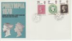 1970-09-18 Philympia Stamps Aylesbury cds FDC (73552)