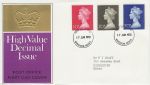 1970-06-17 Definitive Stamps Windsor FDC (73584)