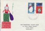 1966-12-01 Christmas Stamps Bradford FDC (73599)
