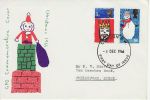 1966-12-01 Christmas Stamps London FDC (73662)