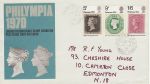 1970-09-18 Philympia Stamps Tottenham cds FDC (73668)