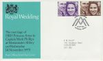 1973-11-14 Royal Wedding Stamps Windsor FDC (73697)