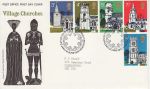 1972-06-21 Village Churches Stamps Bureau FDC (73699)