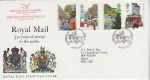 1985-07-30 Royal Mail 350th Bagshot + Carried FDC (73712)