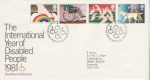 1981-03-25 Year Of The Disabled Stamps Bureau FDC (73822)