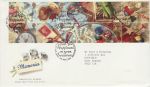 1992-01-28 Greetings Stamps Whimsey FDC (73965)