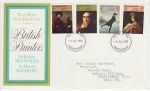 1973-07-04 British Paintings Stamps Glos FDC (74105)