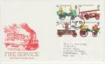 1974-04-24 Fire Service Stamps Glos FDC (74111)