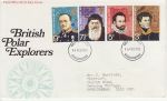 1972-02-16 British Polar Explorers Stamps Glos FDC (74123)
