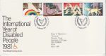 1981-03-25 Year Of The Disabled Stamps Windsor FDC (74178)