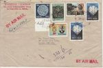 Nepal Stamps Used on Envelope to London UK (74412)