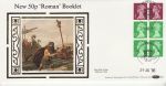 1986-07-29 50p Roman Booklet Stamps Bath Silk FDC (74477)