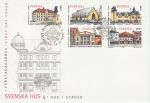 1998 Sweden Swedish Traditional Town Houses FDC (74504)