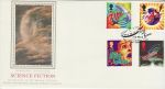 1995-06-06 Science Fiction Stamps Star Silk FDC (74578)