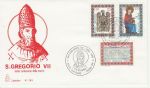 1985 Vatican City Pope Gregor VII Anniv Stamps FDC (74600)