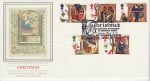 1991-11-12 Christmas Stamps Bethlehem Silk FDC (74681)