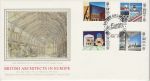 1987-05-12 Architects in Europe London W1 Silk FDC (74783)