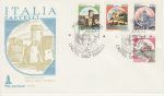 1980-09-22 Italy Castle Stamps FDC (74919)