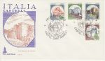 1980-09-22 Italy Castle Stamps FDC (74921)