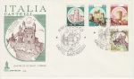 1980-09-22 Italy Castle Stamps FDC (74924)