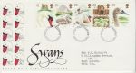 1993-01-19 Swans Stamps Hastings FDI (75065)