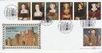 1997-01-21 Henry VIII Hampton Court Silk FDC (75115)