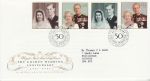 1997-11-13 Golden Wedding Stamps London SW1 FDC (75146)