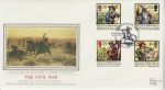 1992-06-16 Civil War Stamps Huntingdon Silk FDC (75179)